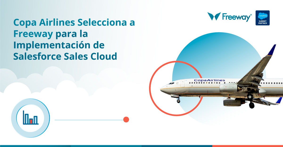 Copa Airlines Selecciona a Freeway para la Implementación de Sales Cloud de Salesforce