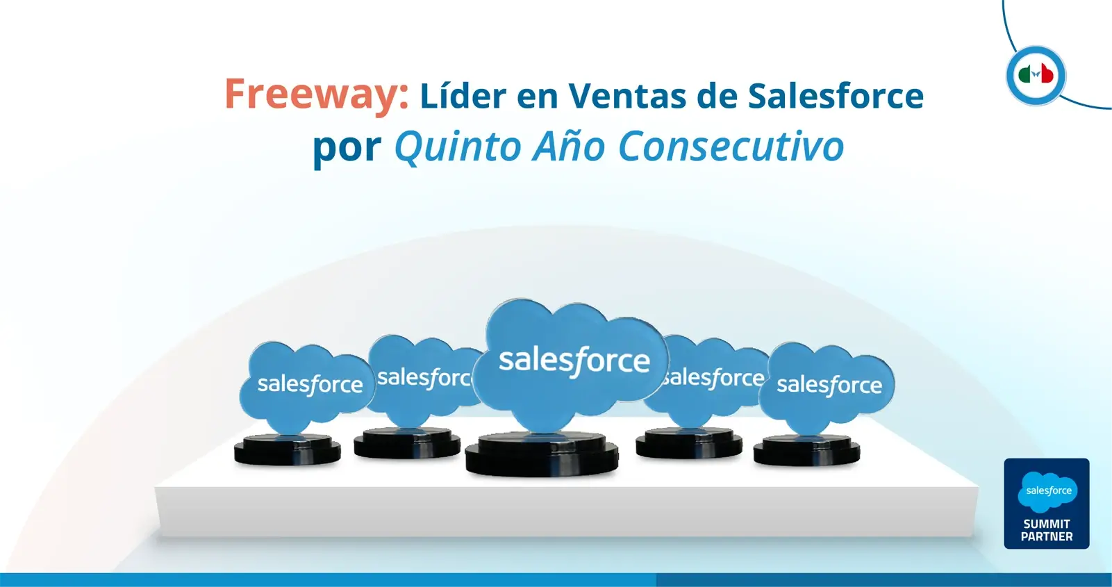 Salesforce México: Freeway Líder en Ventas por 5 Años consecutivos