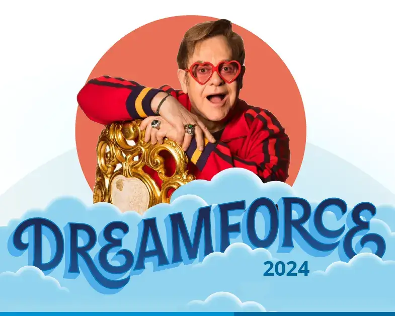 El legendario Elton John estará en el escenario del Dreamfest 2024, un evento benéfico que celebra la comunidad Salesforce y recauda fondos para causas importantes.